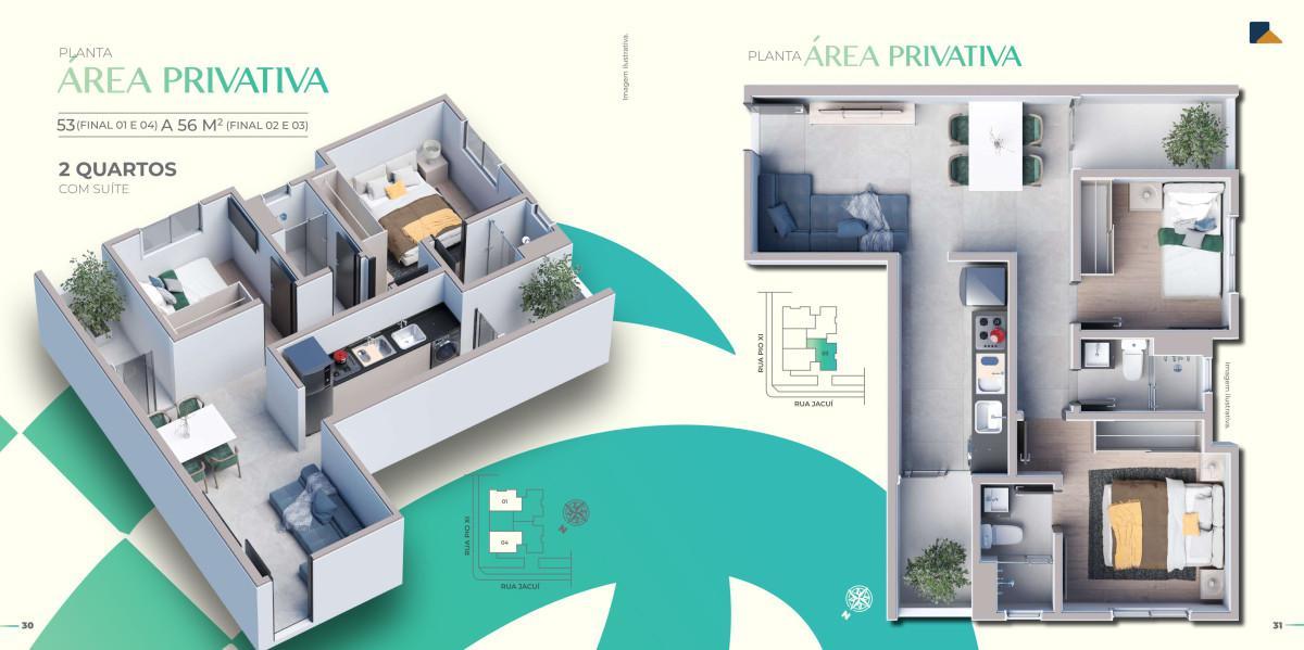 Apartamento, Ipiranga, 1 Quarto, 1 Vaga