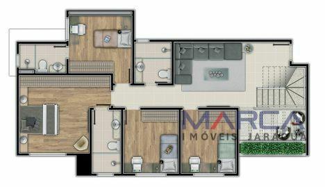Cobertura, Jaraguá, 4 Quartos, 4 Vagas