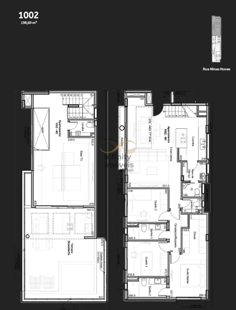 Cobertura, Cruzeiro, 3 Quartos