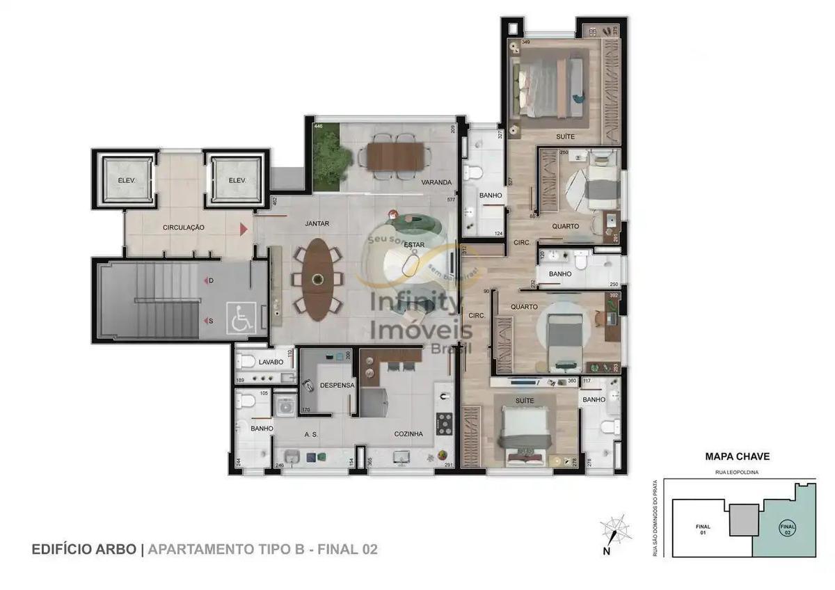 Apartamento, Santo Antônio, 4 Quartos