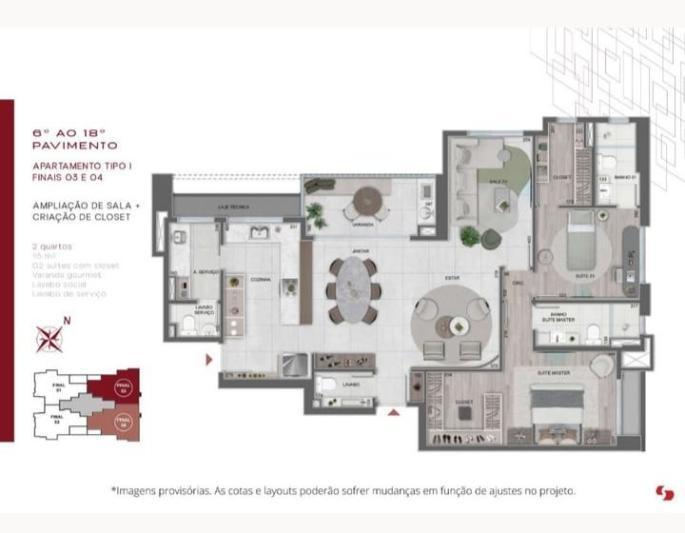Apartamento, Savassi, 3 Quartos, 2 Vagas, 3 Suítes