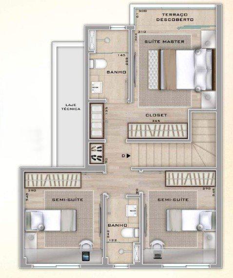Cobertura, Santo Antônio, 3 Quartos, 2 Vagas, 1 Suíte