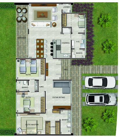 Casa em Condomínio, Trevo, 3 Quartos, 2 Vagas, 1 Suíte