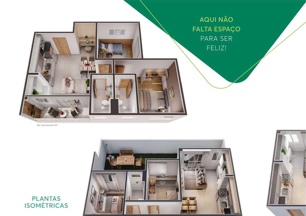 Apartamento, Havaí, 2 Quartos, 1 Vaga, 2 Suítes