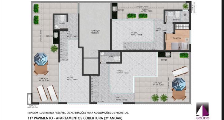 Apartamento, Lourdes, 2 Quartos, 2 Vagas