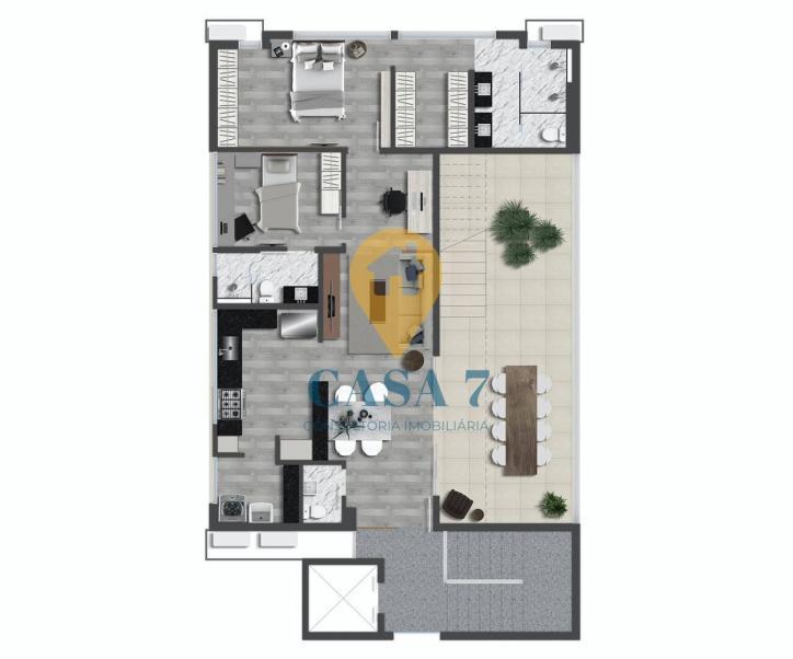 Apartamento, São Pedro, 2 Quartos, 0 Vaga, 1 Suíte