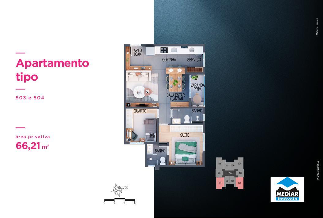 Apartamento, Santa Efigênia, 1 Quarto, 0 Vaga, 1 Suíte