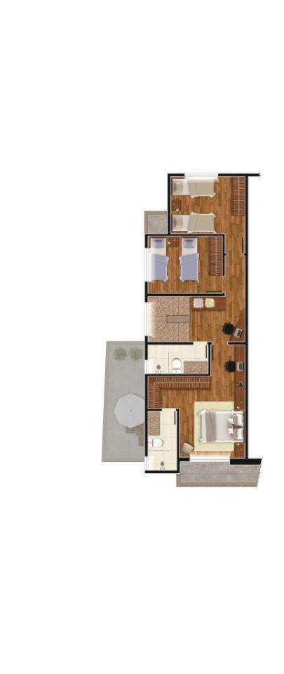 Casa, Santa Cruz, 3 Quartos, 2 Vagas, 1 Suíte