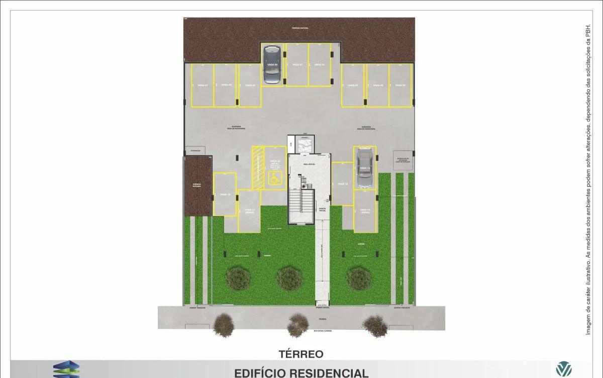 Apartamento, Santa Terezinha, 2 Quartos, 2 Vagas, 1 Suíte