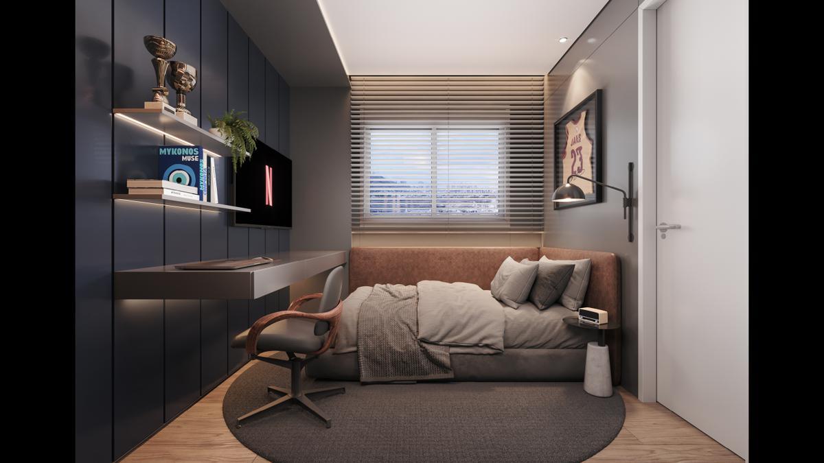 Apartamento, Luxemburgo, 2 Quartos, 2 Vagas, 1 Suíte