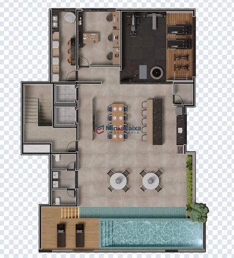 Apartamento, Cidade Nobre, 1 Quarto, 0 Vaga, 1 Suíte