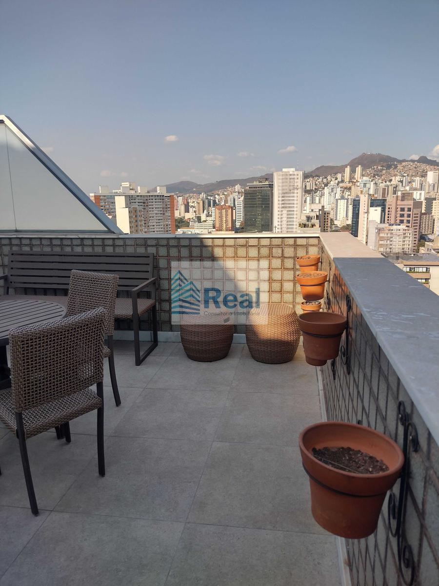 Cobertura, Lourdes, 2 Quartos, 3 Vagas