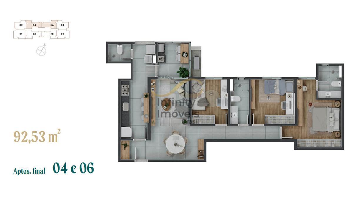 Apartamento, Serra do Curral Del Rey, 42 Quartos