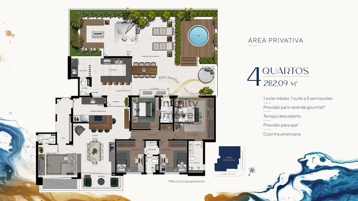 Apartamento, Serra, 4 Quartos
