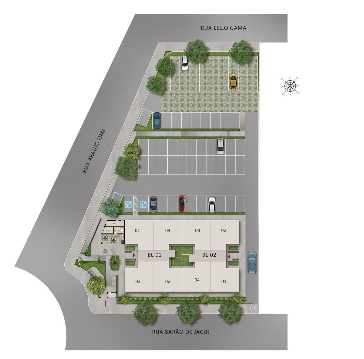 Apartamento, Planalto, 2 Quartos, 2 Vagas