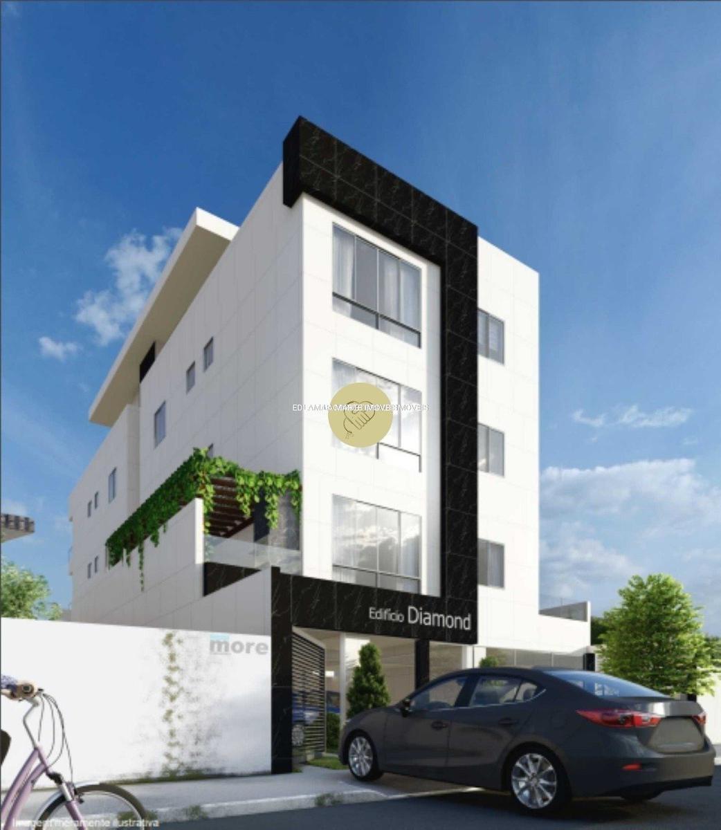 Apartamento, Diamante, 3 Quartos, 2 Vagas, 1 Suíte
