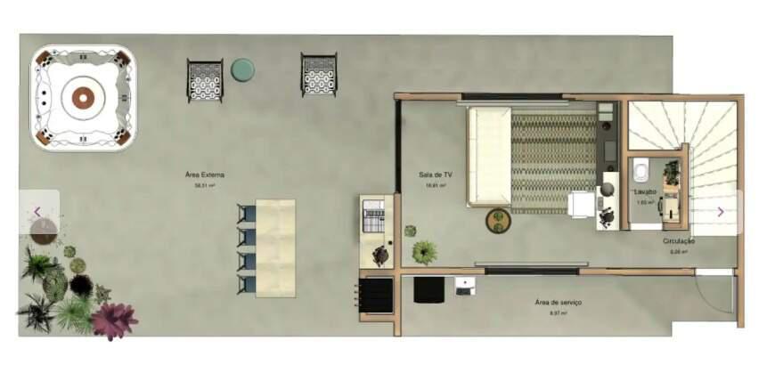 Cobertura, Prado, 3 Quartos, 2 Vagas, 3 Suítes