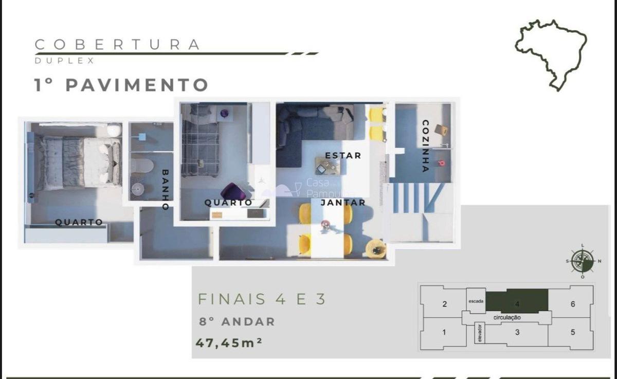 Apartamento, Jardim Leblon, 2 Quartos, 2 Vagas