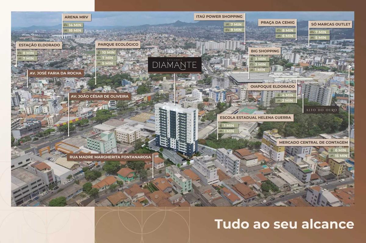 Apartamento, Eldorado, 2 Quartos, 1 Vaga, 1 Suíte