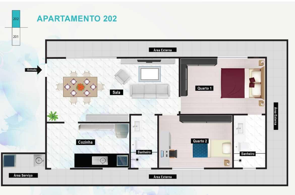 Apartamento, Alto Barroca, 2 Quartos, 1 Vaga, 1 Suíte