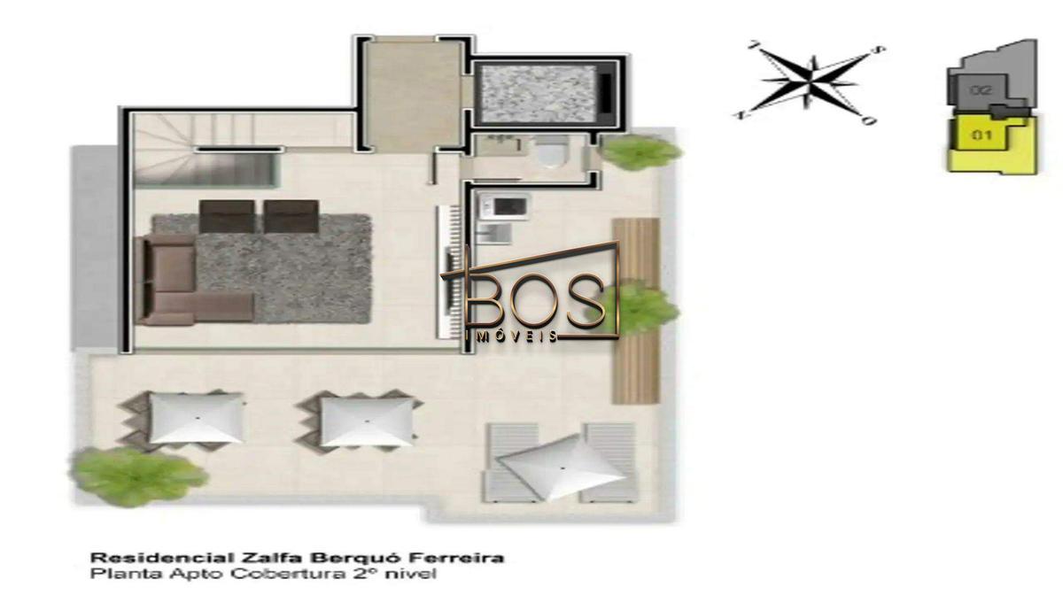 Apartamento, Vila Paris, 3 Quartos, 3 Vagas, 1 Suíte