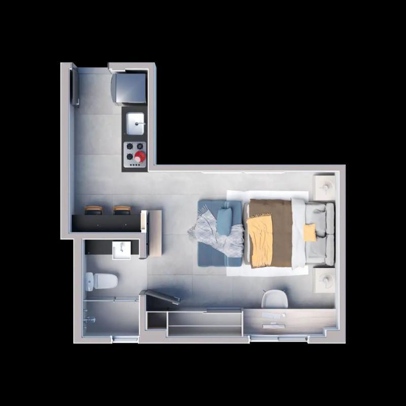Apartamento, Ipiranga, 2 Quartos, 1 Vaga