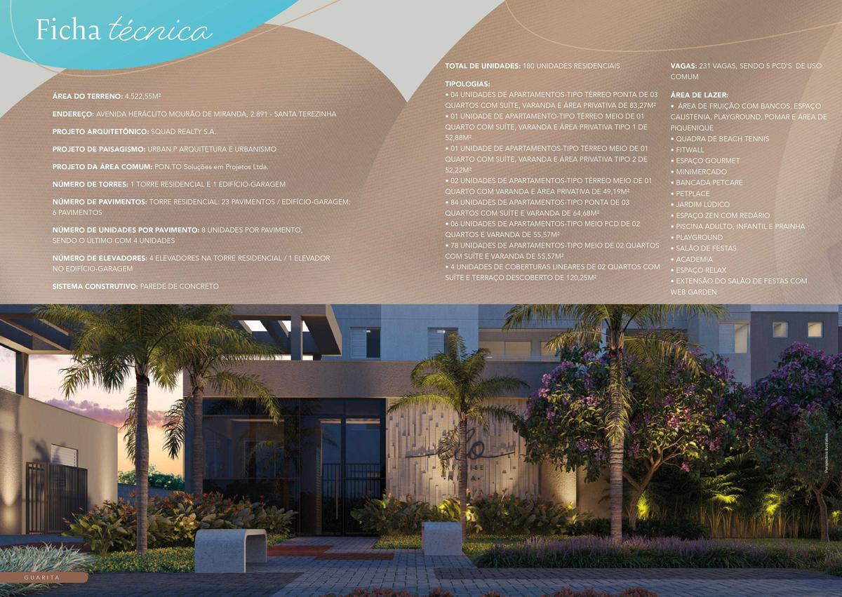 Apartamento, Santa Terezinha, 3 Quartos, 1 Vaga