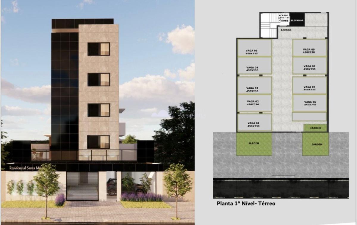 Apartamento, Santa Mônica, 2 Quartos, 1 Vaga, 1 Suíte