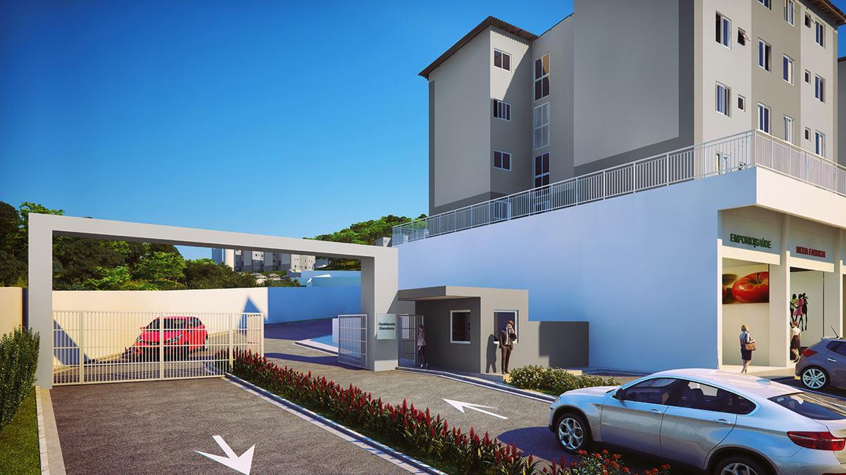 Apartamento, Duque de Caxias, 2 Quartos, 1 Vaga