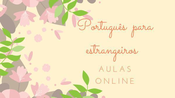 Aulas Online de Português Para Estrangeiros