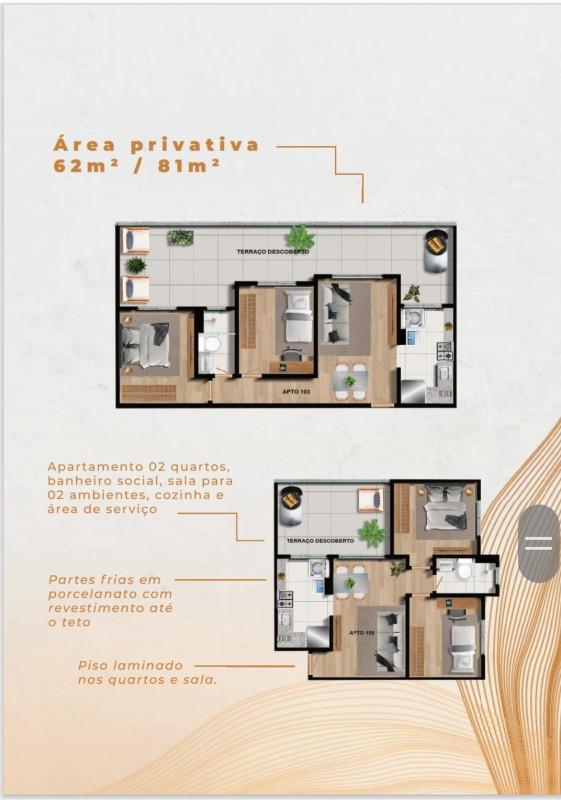 Apartamento, Gameleira, 2 Quartos, 2 Vagas, 1 Suíte