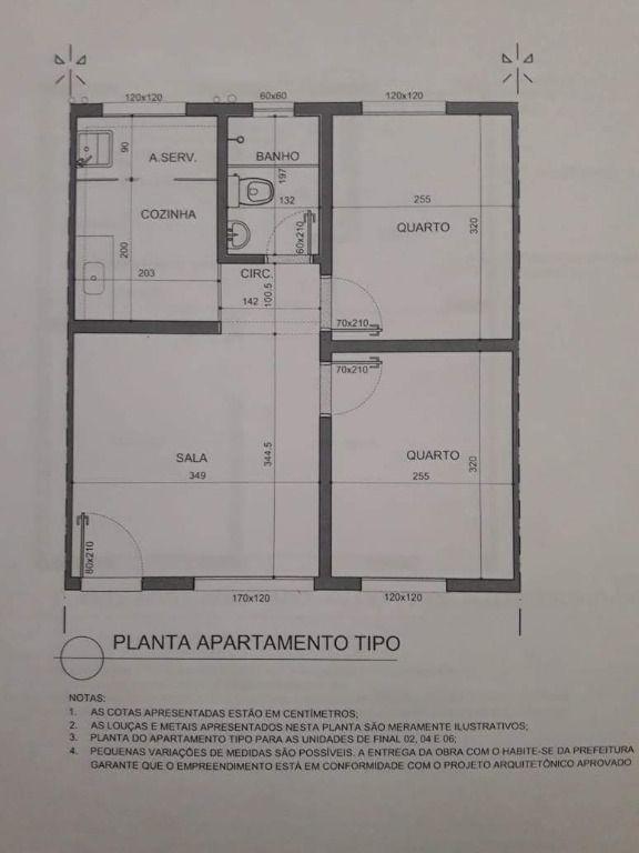 Apartamento, Jardim Vitória, 2 Quartos, 1 Vaga