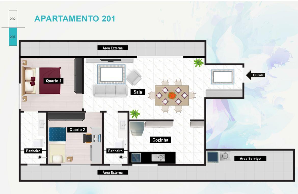 Cobertura, Alto Barroca, 2 Quartos, 2 Vagas, 2 Suítes