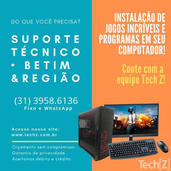 Manutenção de Computadores e Notebooks - Betim e Região
