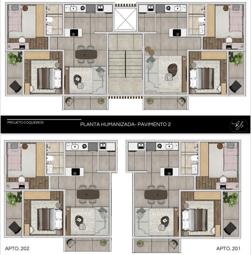 Cobertura, Coqueiros, 2 Quartos, 1 Vaga, 1 Suíte
