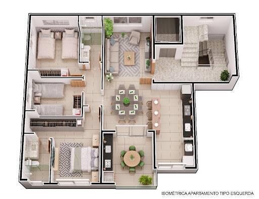 Apartamento, Bom Retiro, 3 Quartos, 2 Vagas, 1 Suíte