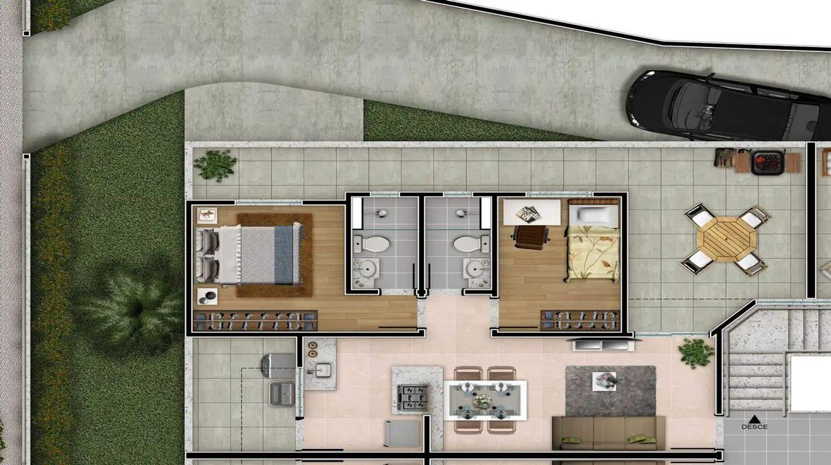 Apartamento, Santa Rosa, 2 Quartos, 1 Vaga, 1 Suíte