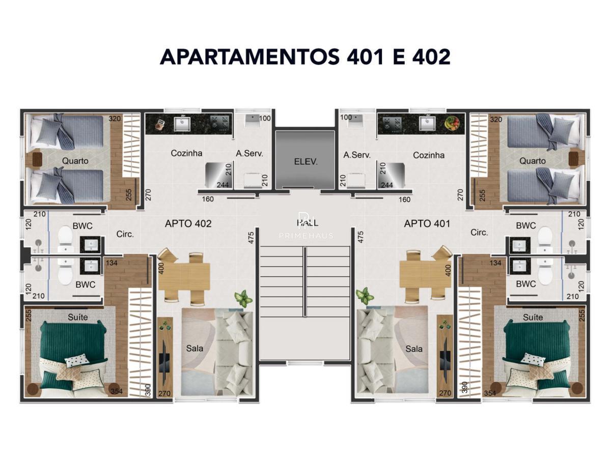 Apartamento, Araguaia, 2 Quartos, 1 Vaga, 1 Suíte