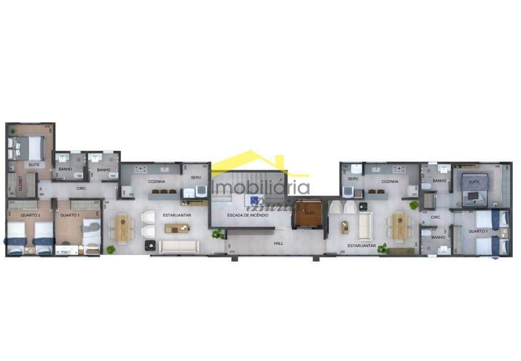 Apartamento, Jardim América, 3 Quartos, 2 Vagas, 1 Suíte