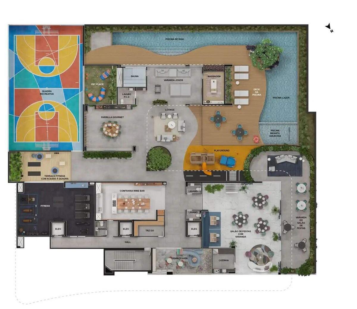 Apartamento, Gutierrez, 4 Quartos, 3 Vagas, 2 Suítes