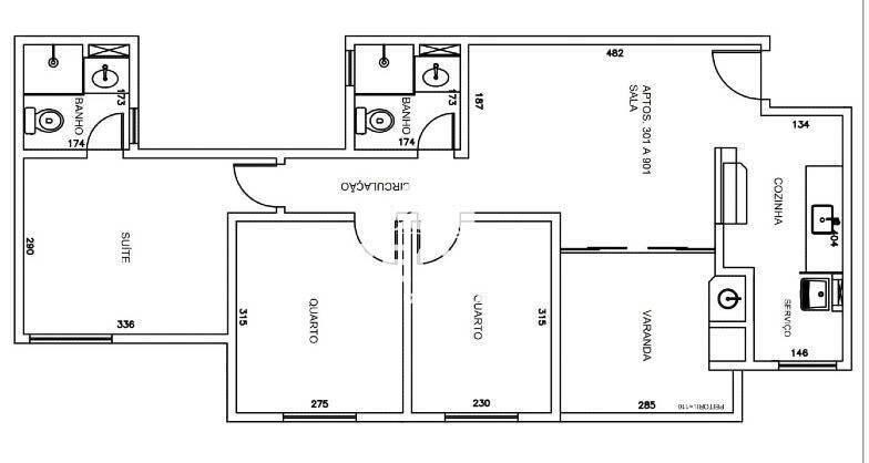 Apartamento, João Pinheiro, 3 Quartos, 2 Vagas, 1 Suíte