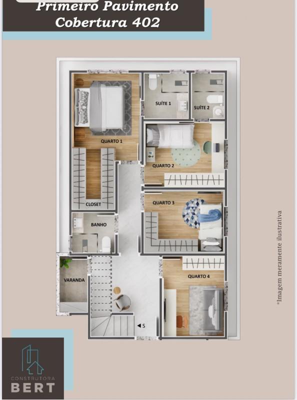 Cobertura, Itapoã, 4 Quartos, 2 Vagas, 2 Suítes