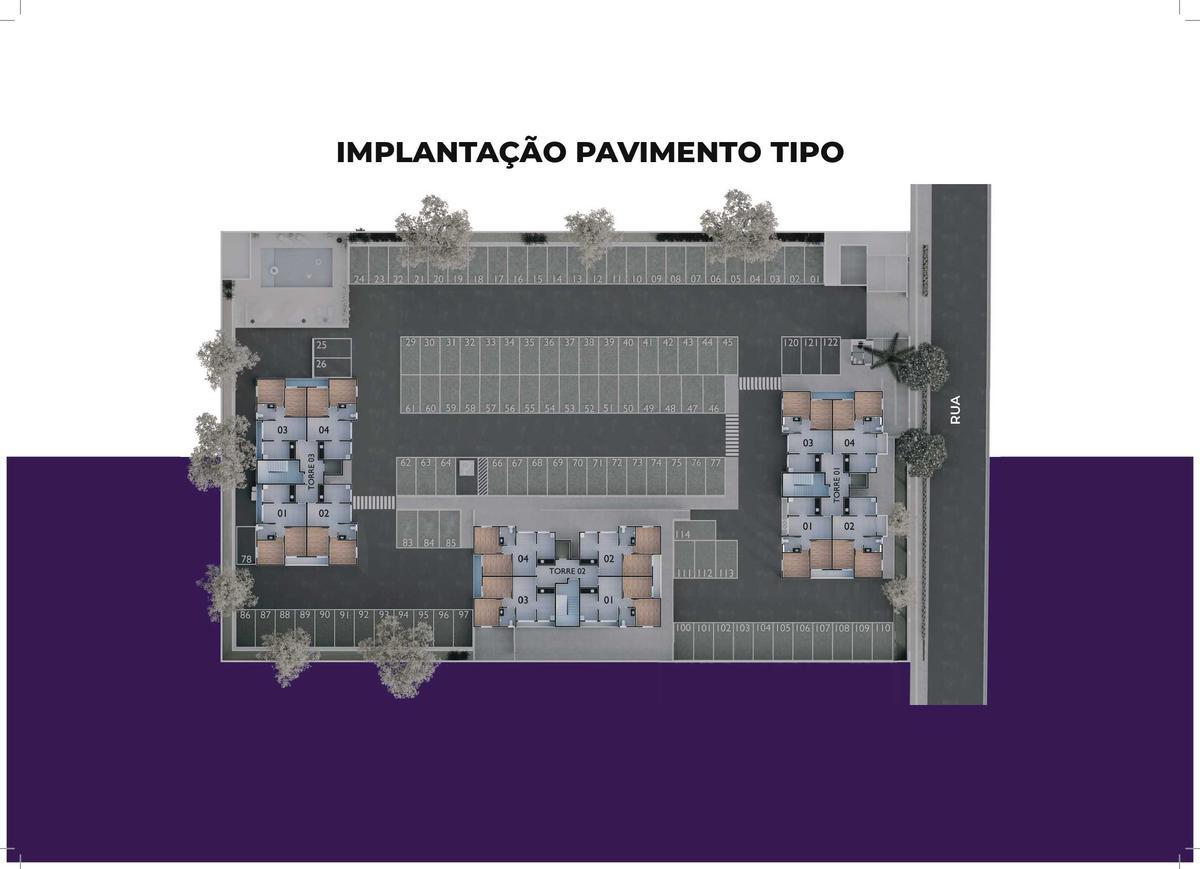 Apartamento, Cabral, 2 Quartos, 1 Vaga