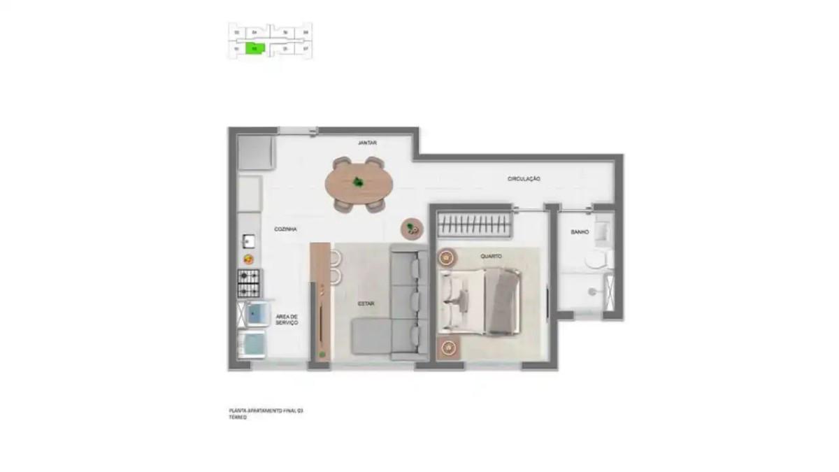 Apartamento, Estoril, 2 Quartos, 1 Vaga