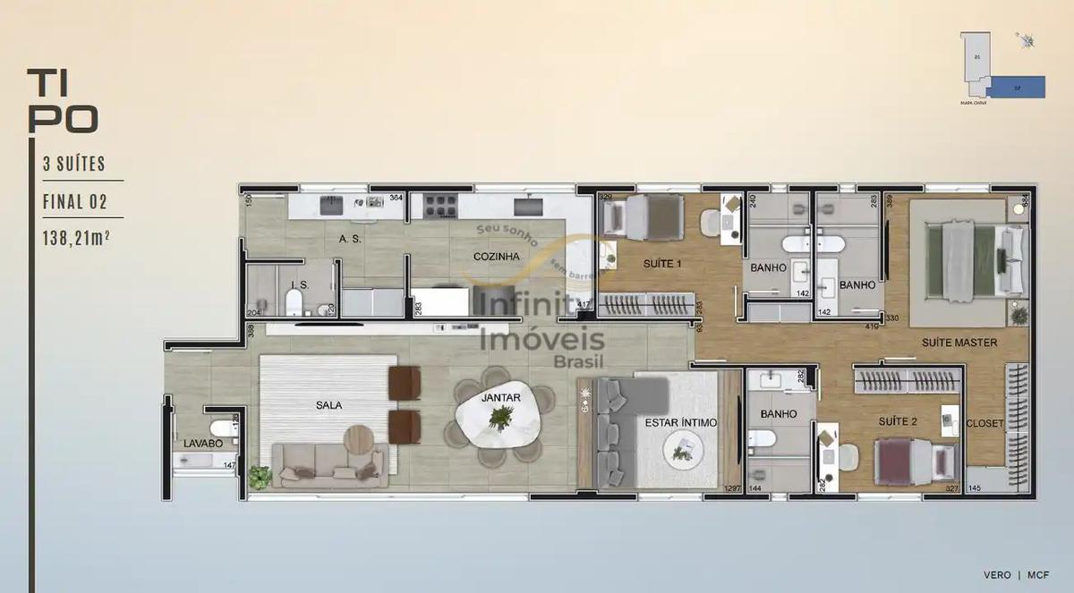 Apartamento, Santo Antônio, 3 Quartos
