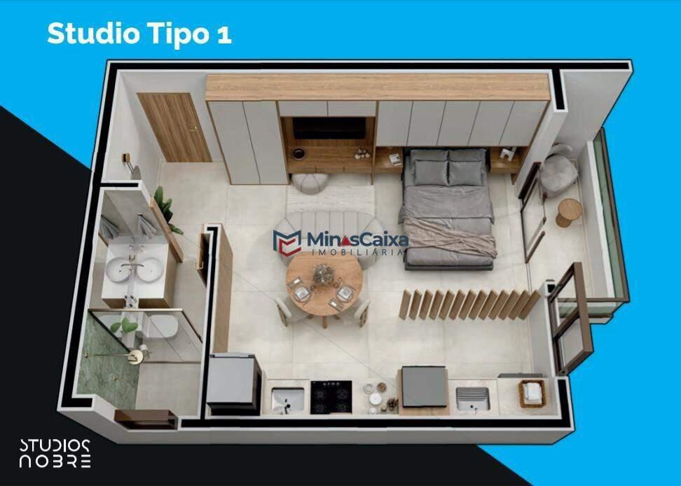 Apartamento, Cidade Nobre, 1 Quarto, 1 Vaga, 1 Suíte