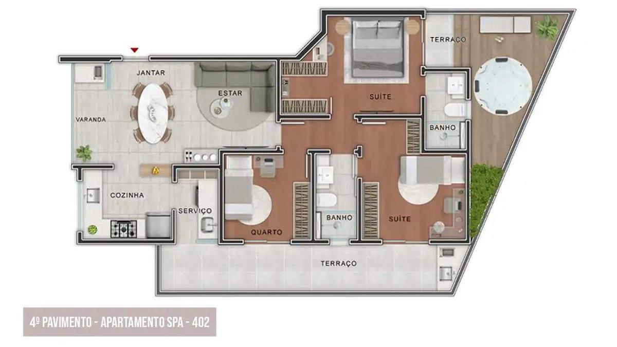 Apartamento, Sion, 3 Quartos, 2 Vagas, 2 Suítes