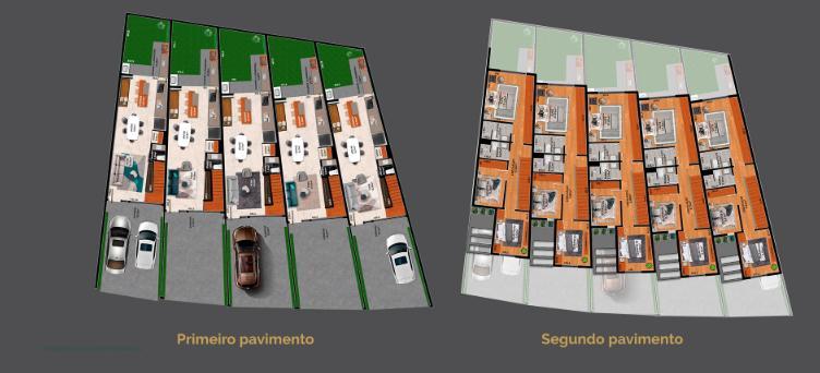 Casa, Estoril, 3 Quartos, 2 Vagas, 1 Suíte