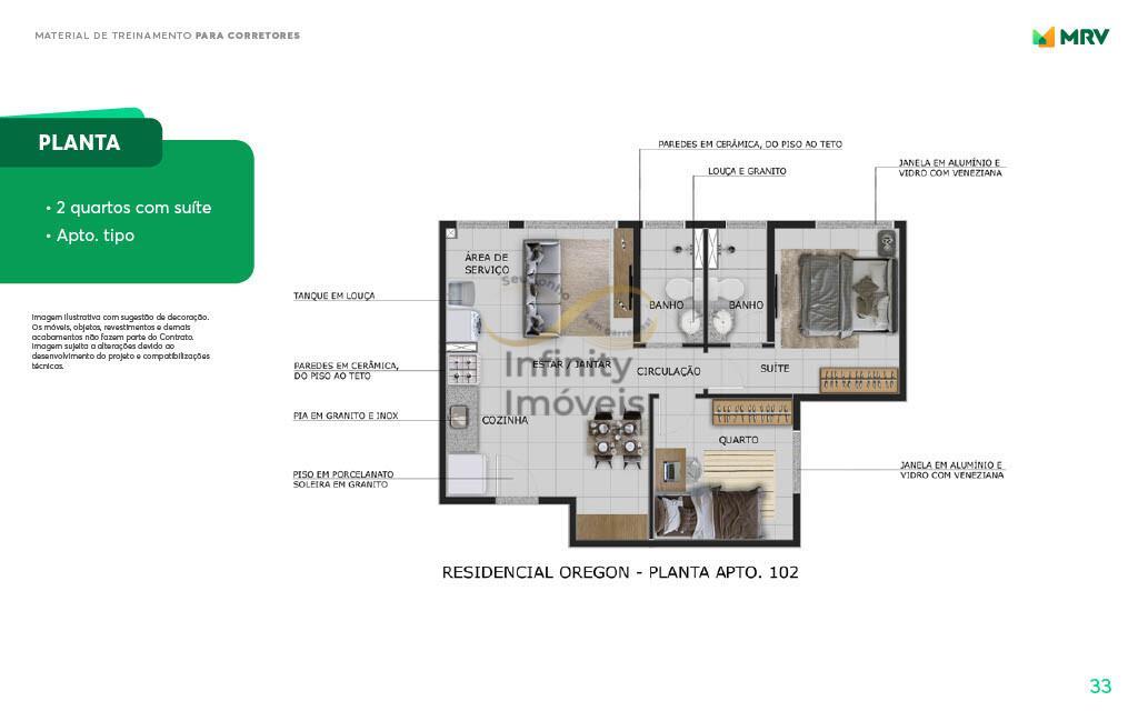 Apartamento, Havaí, 2 Quartos