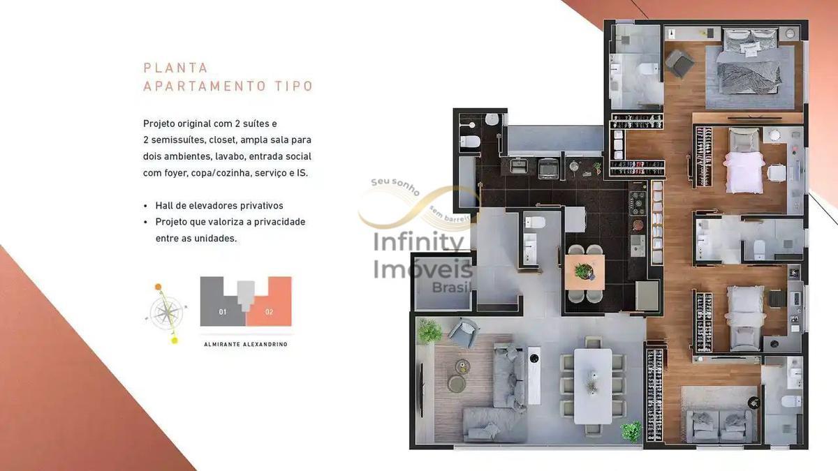 Apartamento, Gutierrez, 4 Quartos
